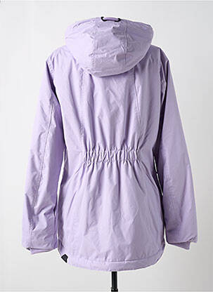 Parka priekinis užtrauktukas su gobtuvu violetinis RAGWEAR moteris