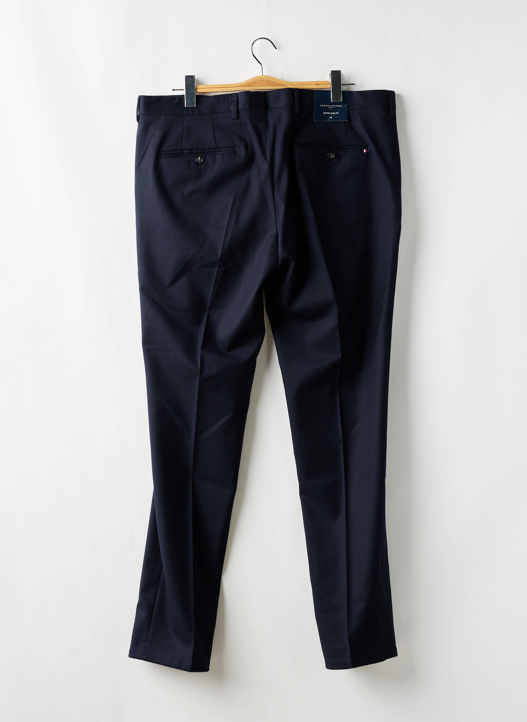 Chino kelnė kišenės aukšta talija mėlyna TOMMY HILFIGER vyras