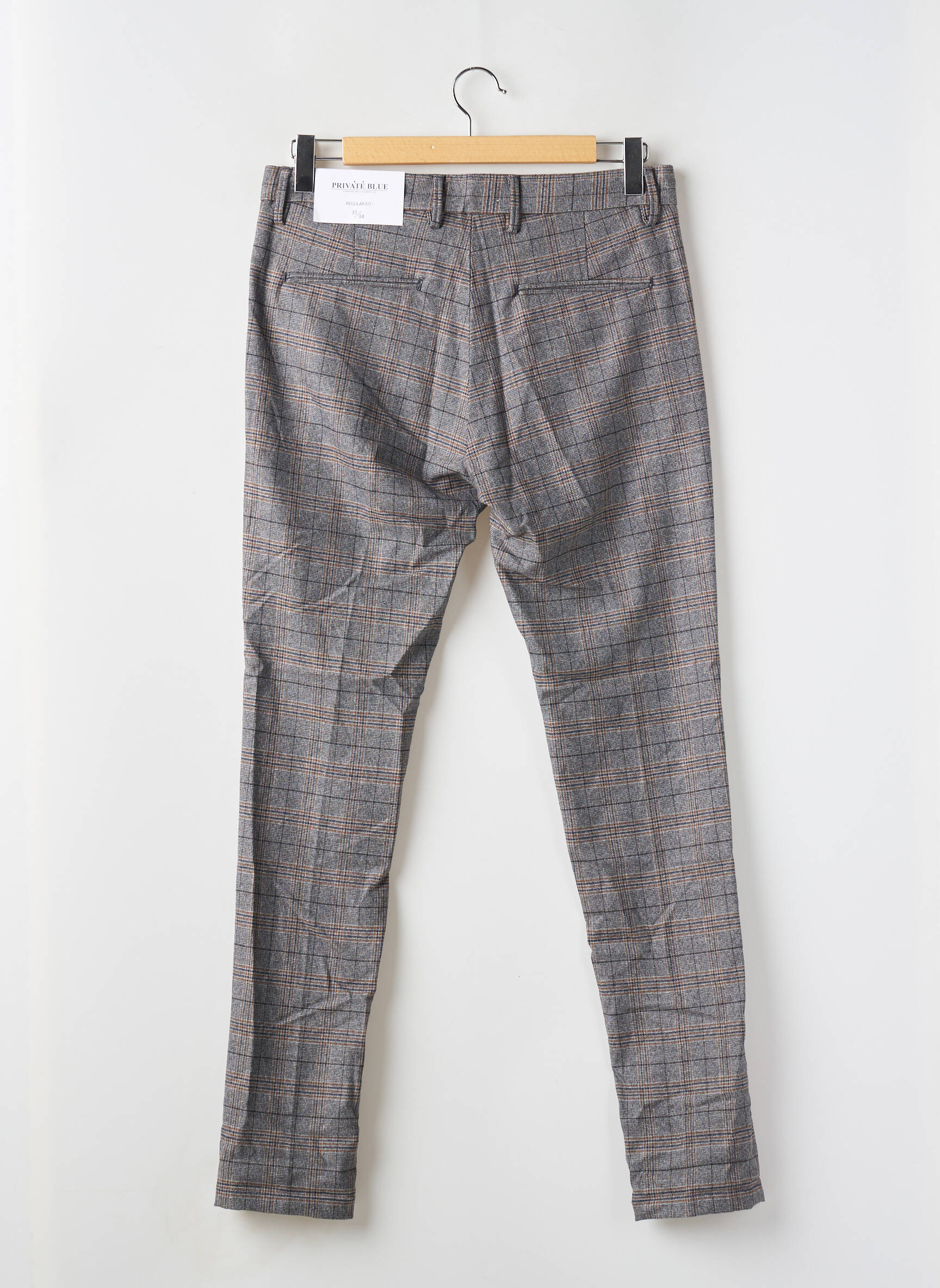 Chino kelnė kišenės normala dydis pilka PRIVATE BLUE vyras