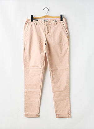 Chino kelnė popelinos audinys, kuris pasižymi lygiu ir tankiu paviršiumi. normala dydis rožinė SCOTCH & SODA moteris