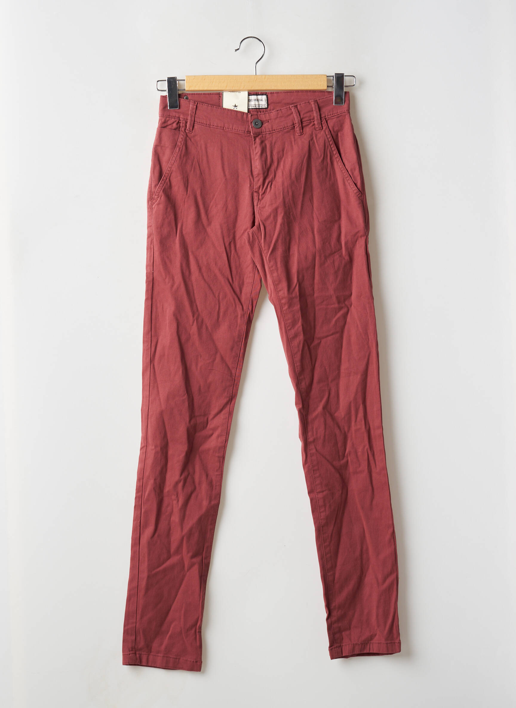 Chino kelnė tamprumas normala dydis raudona SHINE ORIGINAL vyras