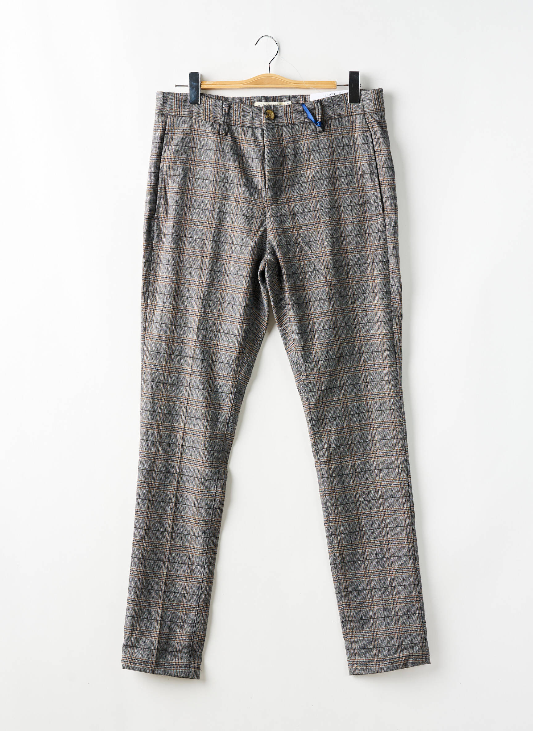 Chino kelnė chinamas audinys normala dydis pilka PRIVATE BLUE vyras