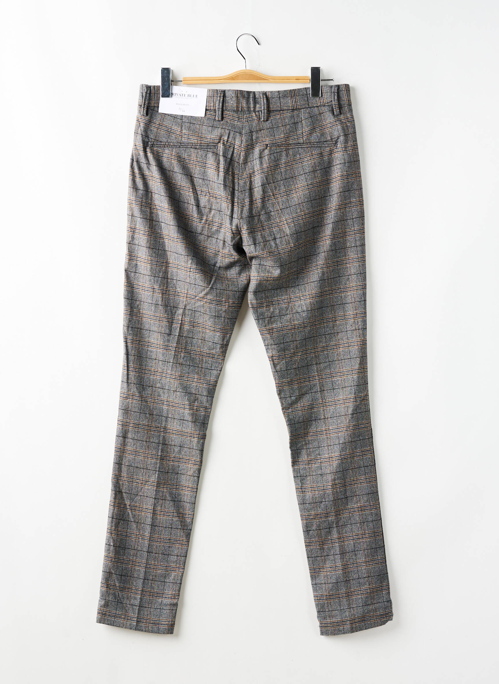 Chino kelnė chinamas audinys normala dydis pilka PRIVATE BLUE vyras