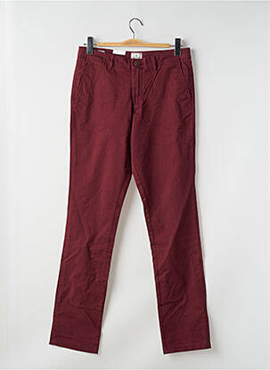 Chino kelnė popelinos audinys, kuris pasižymi lygiu ir tankiu paviršiumi. normala dydis raudona JACK & JONES vyras