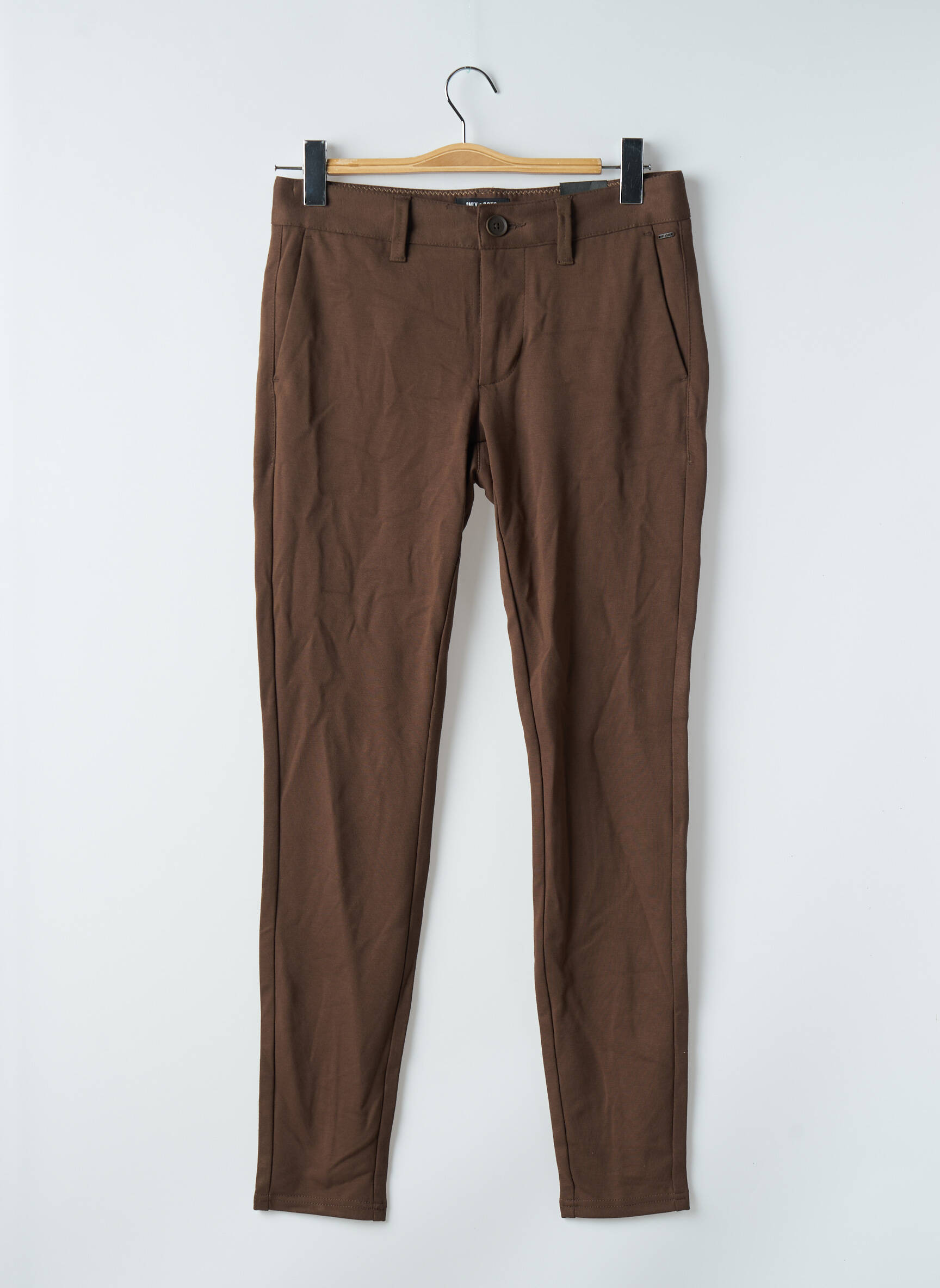 Chino kelnė tamprumas normala dydis rudas ONLY & SONS vyras