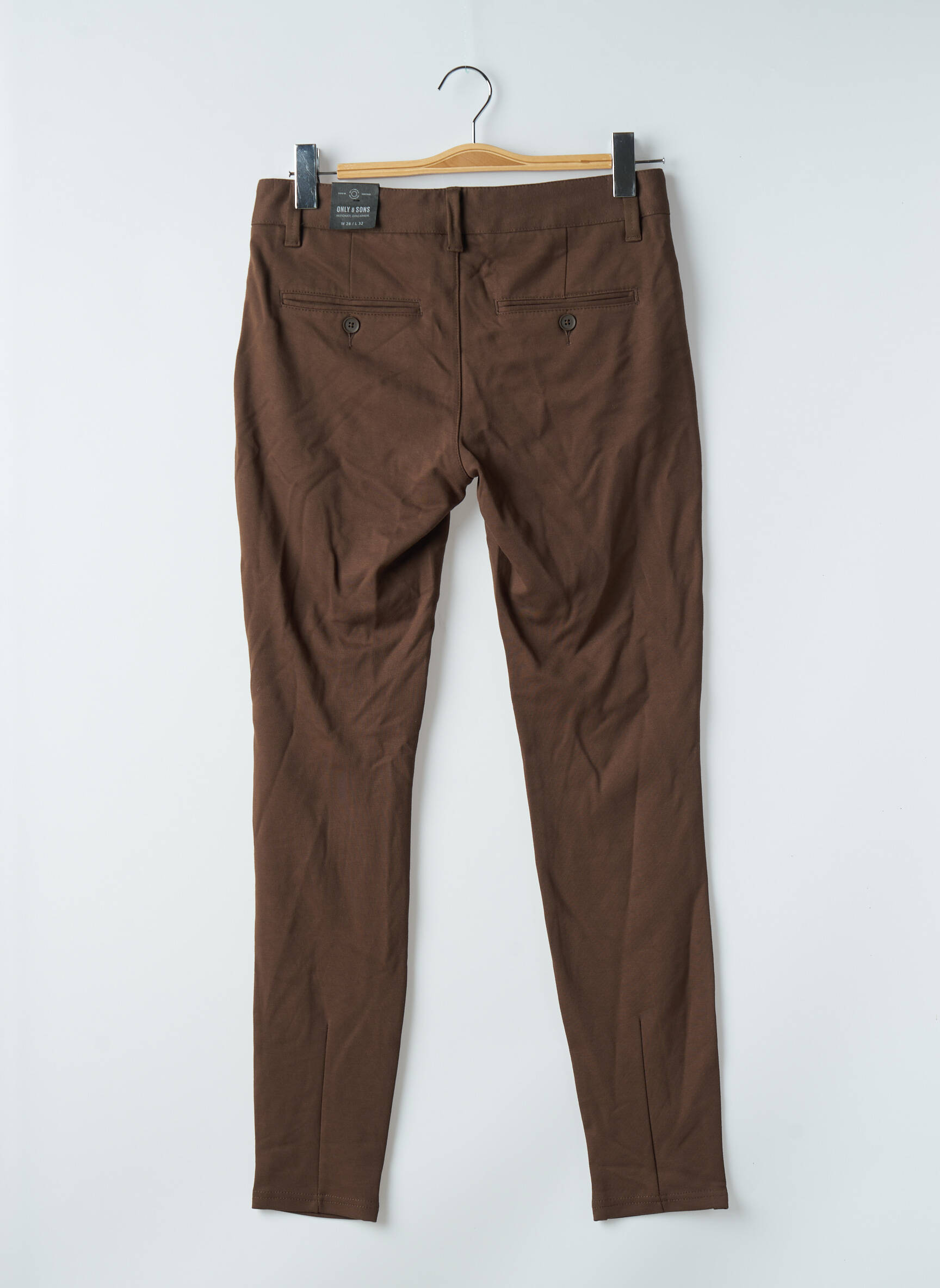 Chino kelnė tamprumas normala dydis rudas ONLY & SONS vyras