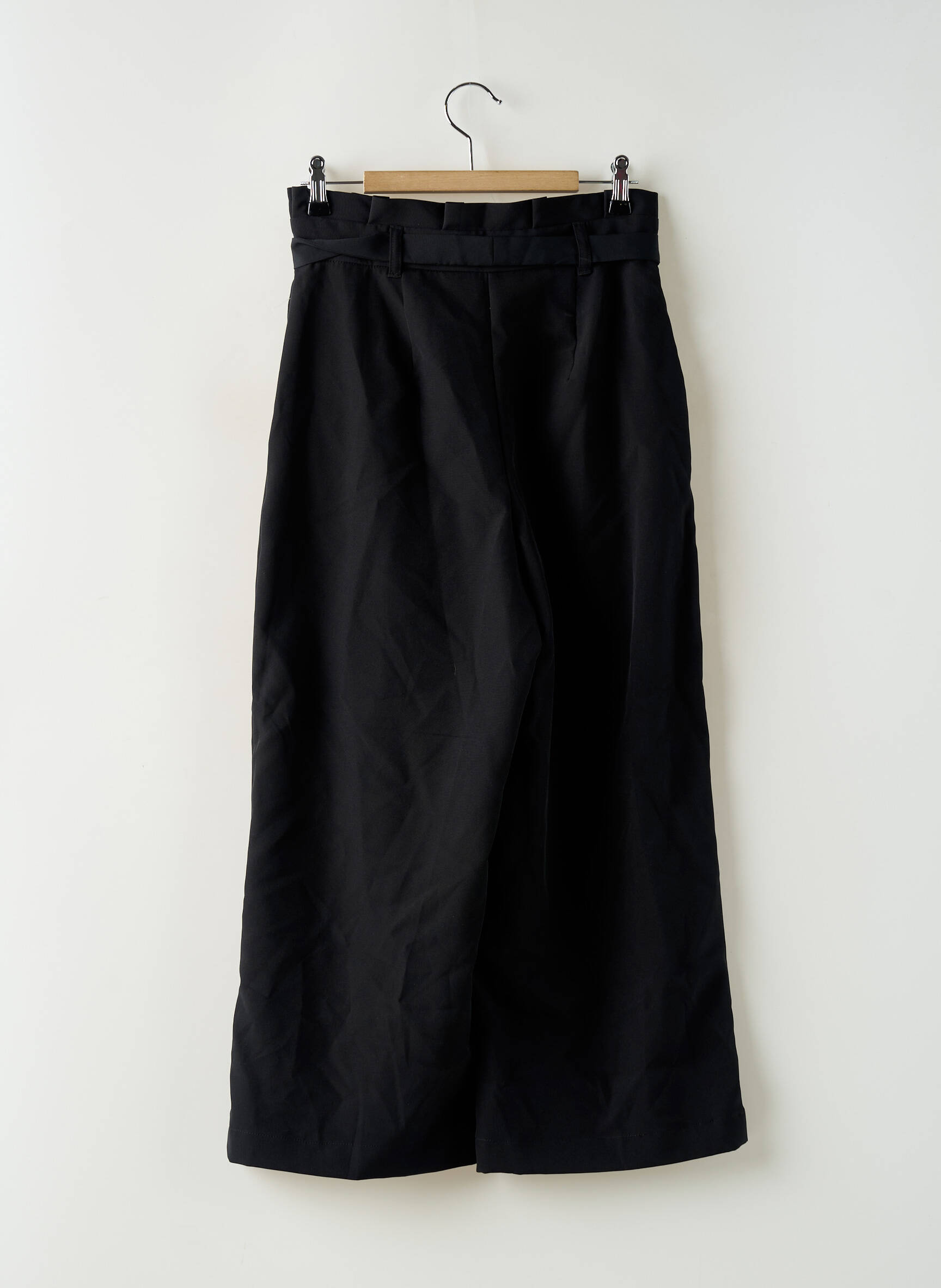 7/8 kelnės aukšta talija aukšta talija juodas VERO MODA moteris
