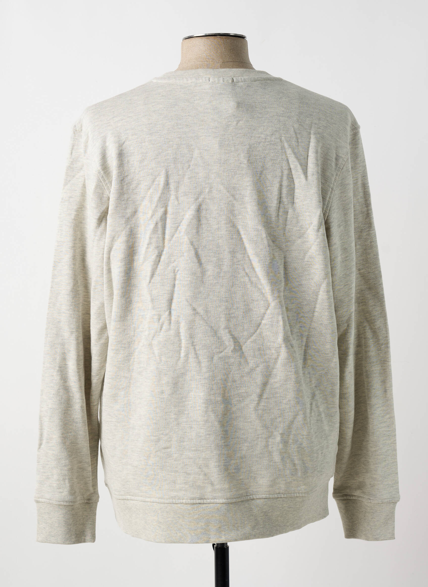 Mikroskopas ilgos rankovės ilgos rankovės pilka JACK & JONES vyras