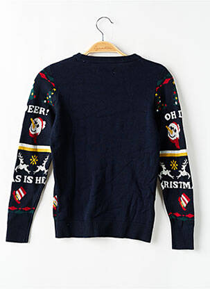Megztinis tamprumas ilgos rankovės mėlyna JACK & JONES berniukas