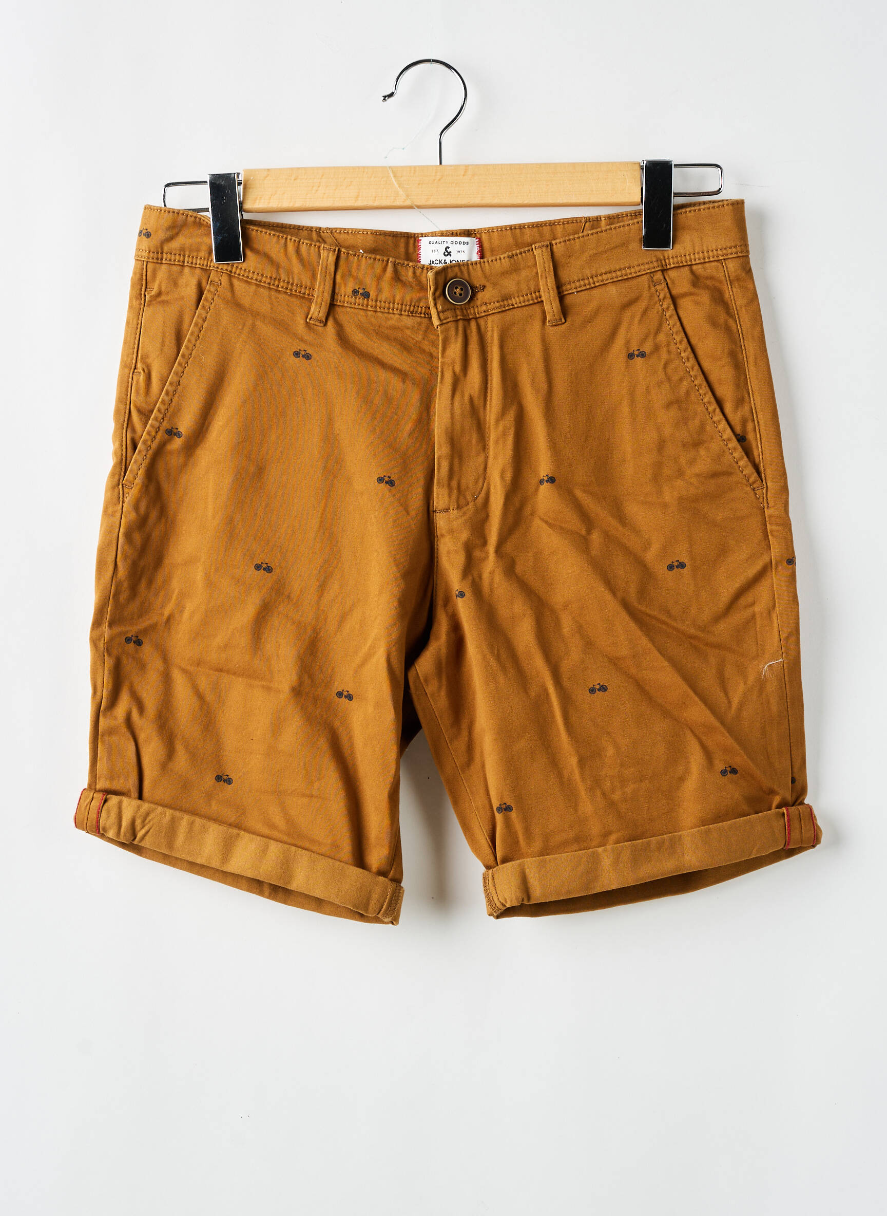Bermudas tamprumas maža dydžio geltona JACK & JONES vyras