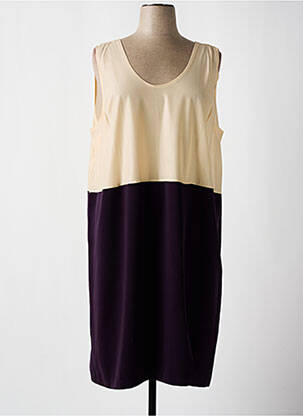 Pusilgių suknelė be rankų be rankų violetinis ISA COUTURE moteris