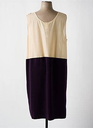 Pusilgių suknelė be rankų be rankų violetinis ISA COUTURE moteris