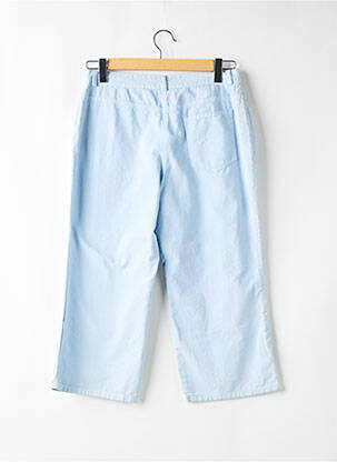 7/8 kelnės uždarymas su užtrauktuku po mygtuku uždengimu mėlyna S.CAPADE moteris