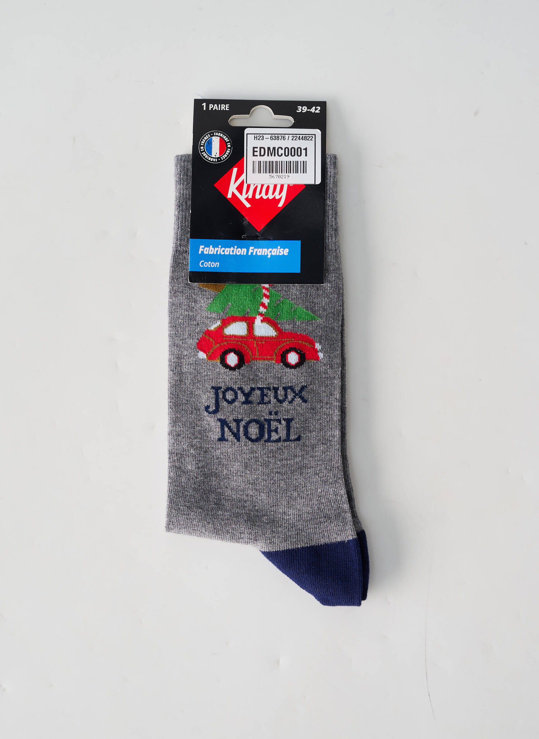 Kojinės pilka KINDY vyras