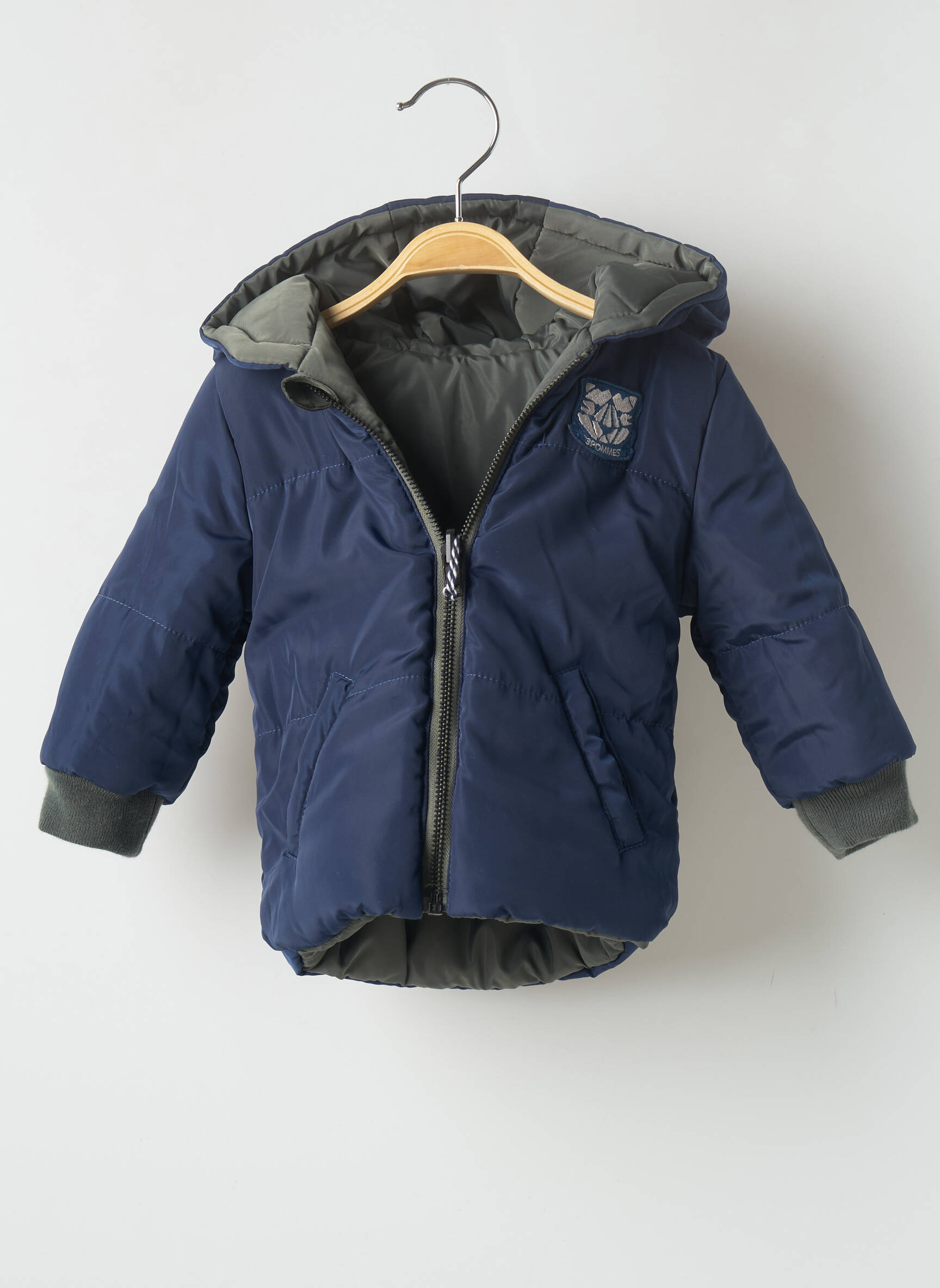 Parka kaki 3 POMMES berniukas