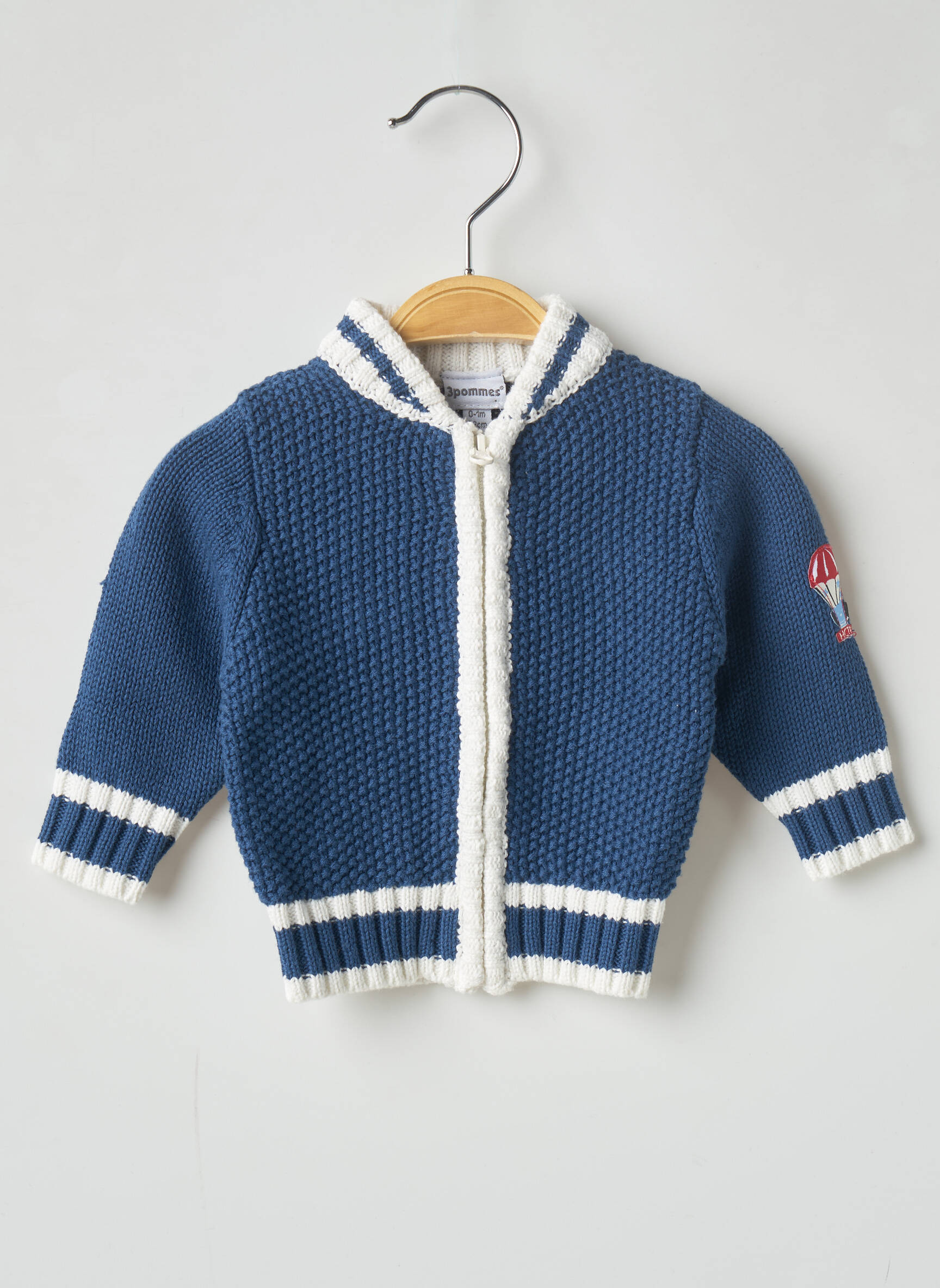 Gilet mėlyna 3 POMMES berniukas