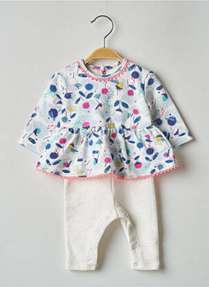 Kombinezonas baltas CATIMINI mergina
