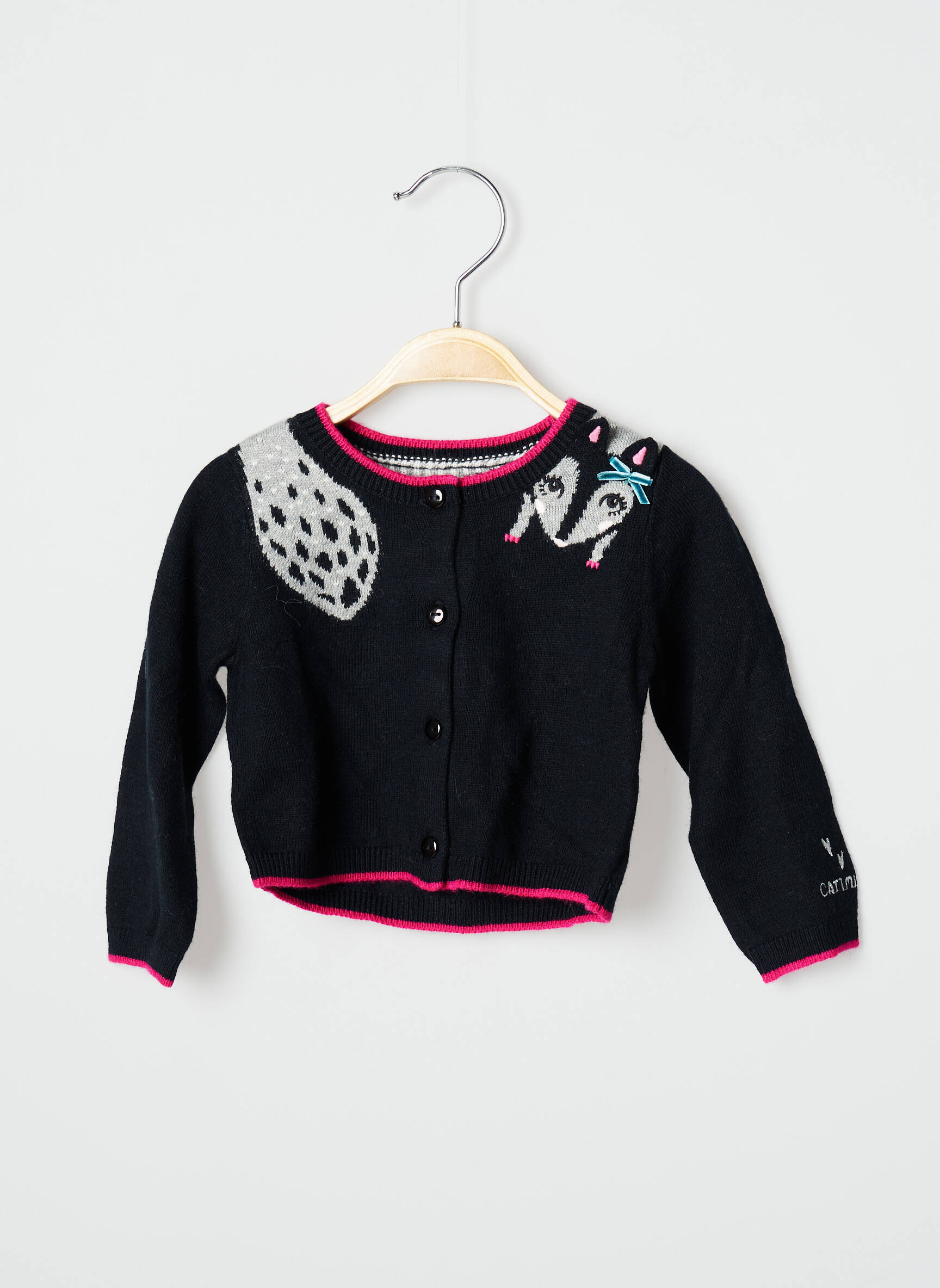 Gilet pilka CATIMINI mergina