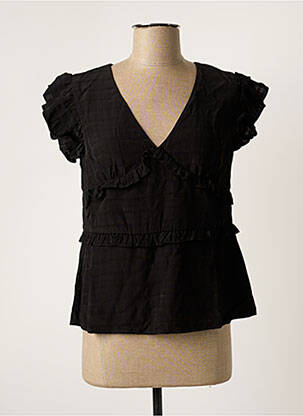 Viršūnė juodas DAY OFF moteris