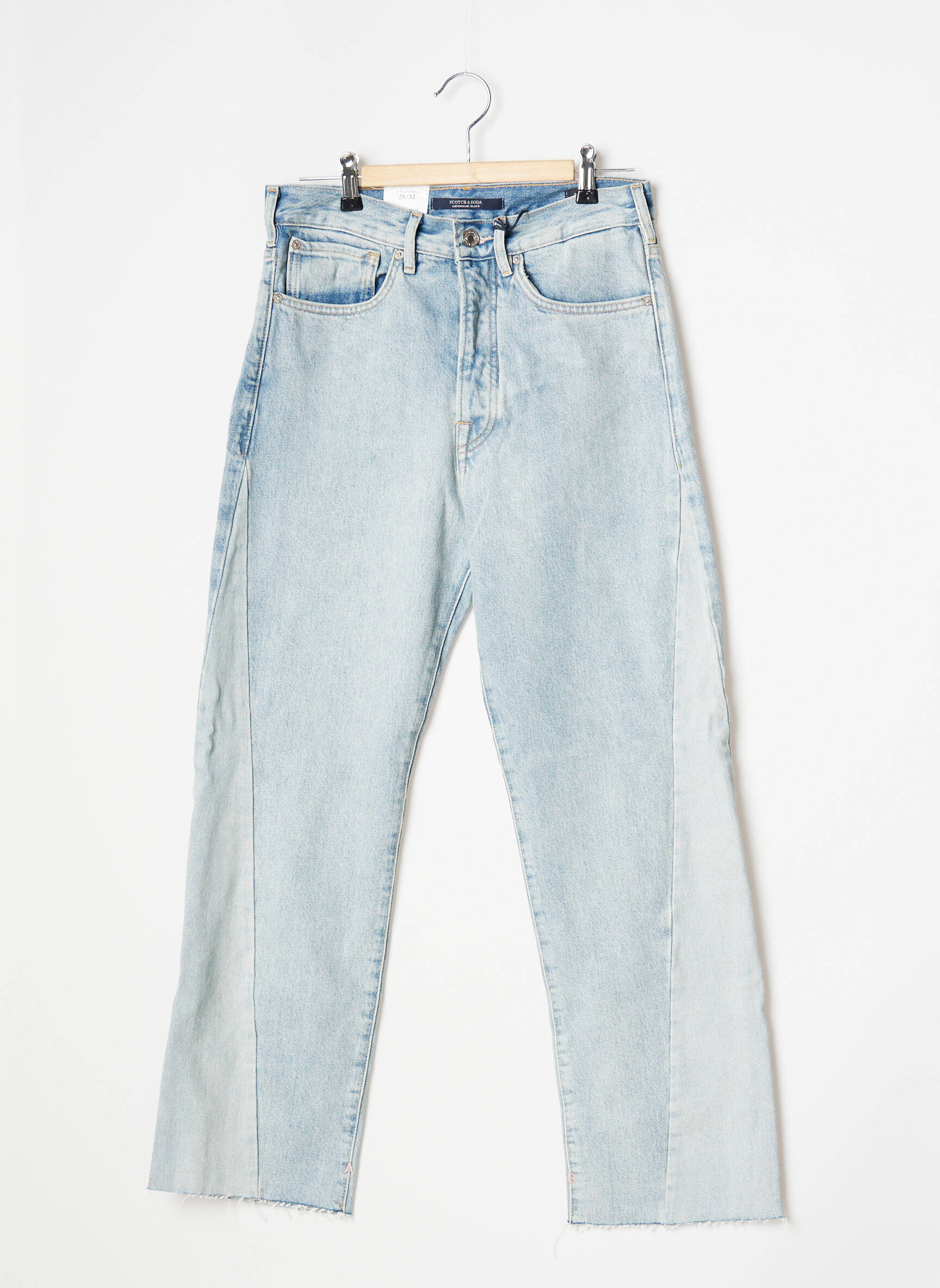 Tiesios kirpimo džinsai mėlyna SCOTCH & SODA moteris