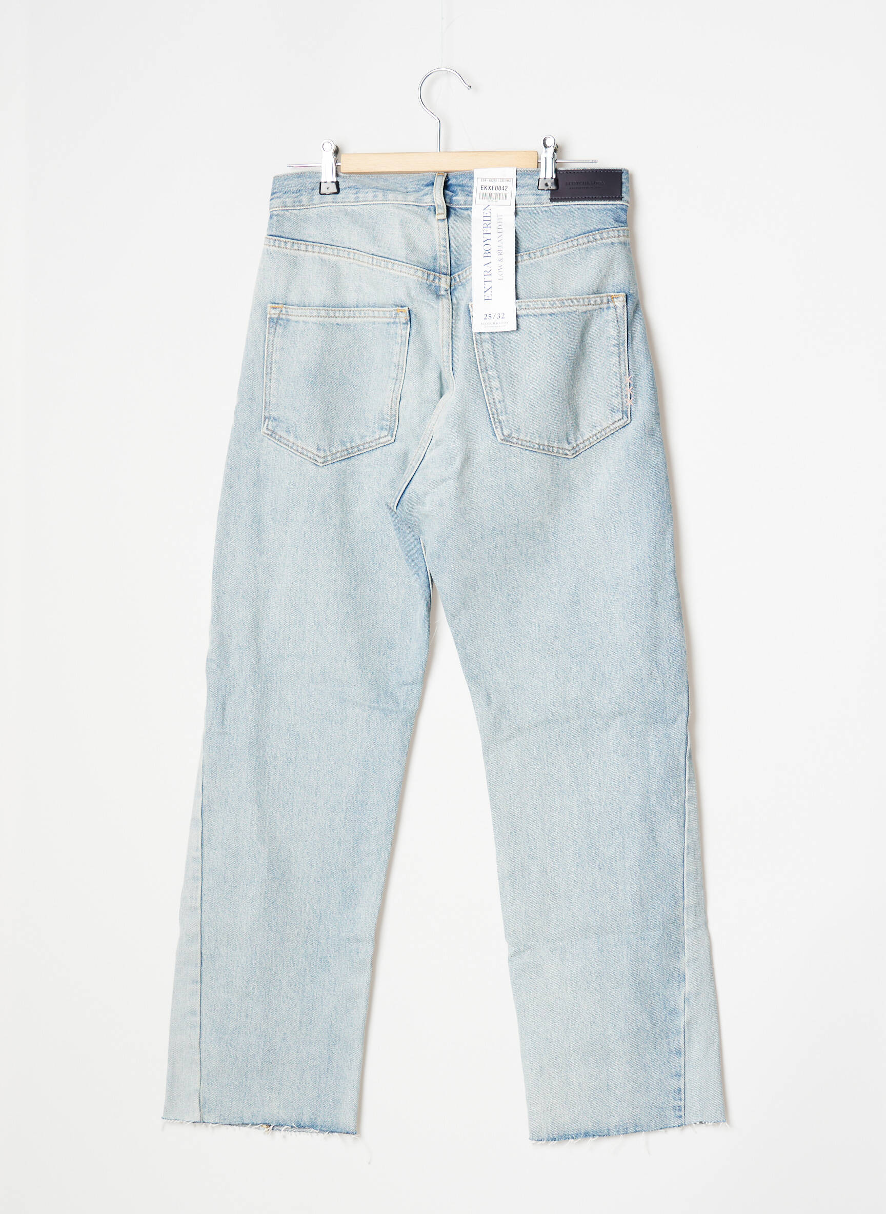 Tiesios kirpimo džinsai mėlyna SCOTCH & SODA moteris