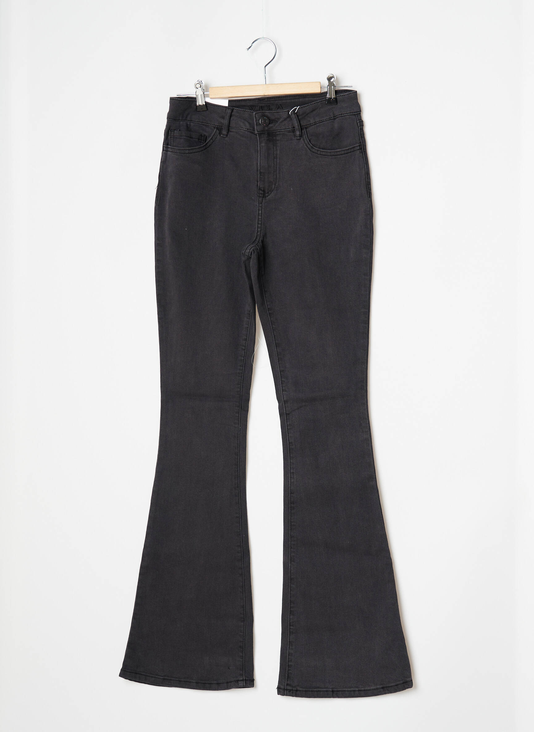 Bootcut džinsai juodas VILA moteris