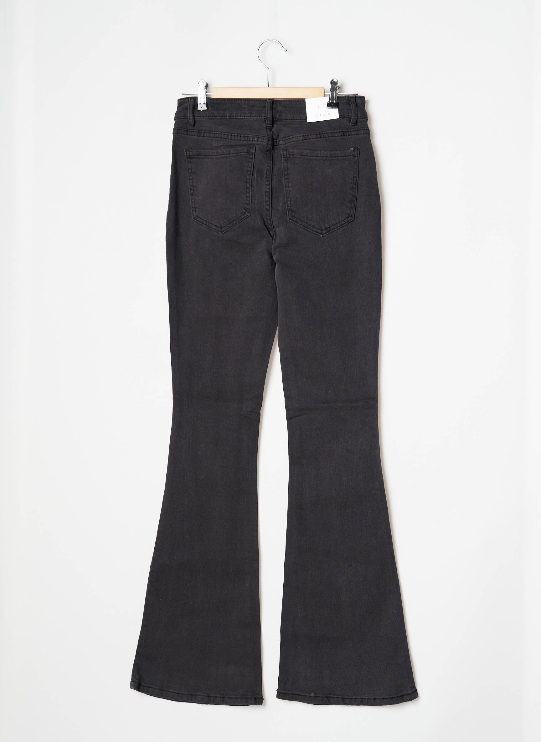 Bootcut džinsai juodas VILA moteris