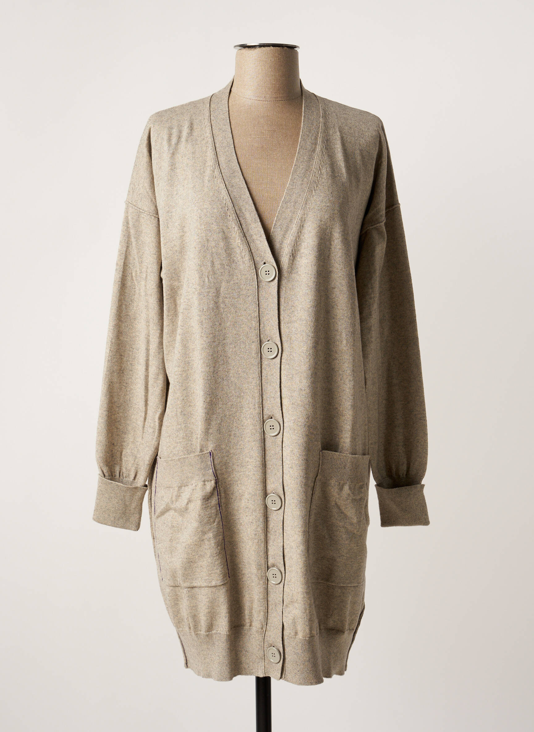 Ilgų rankovių liemenė pilka MAISON MARTIN MARGIELA moteris