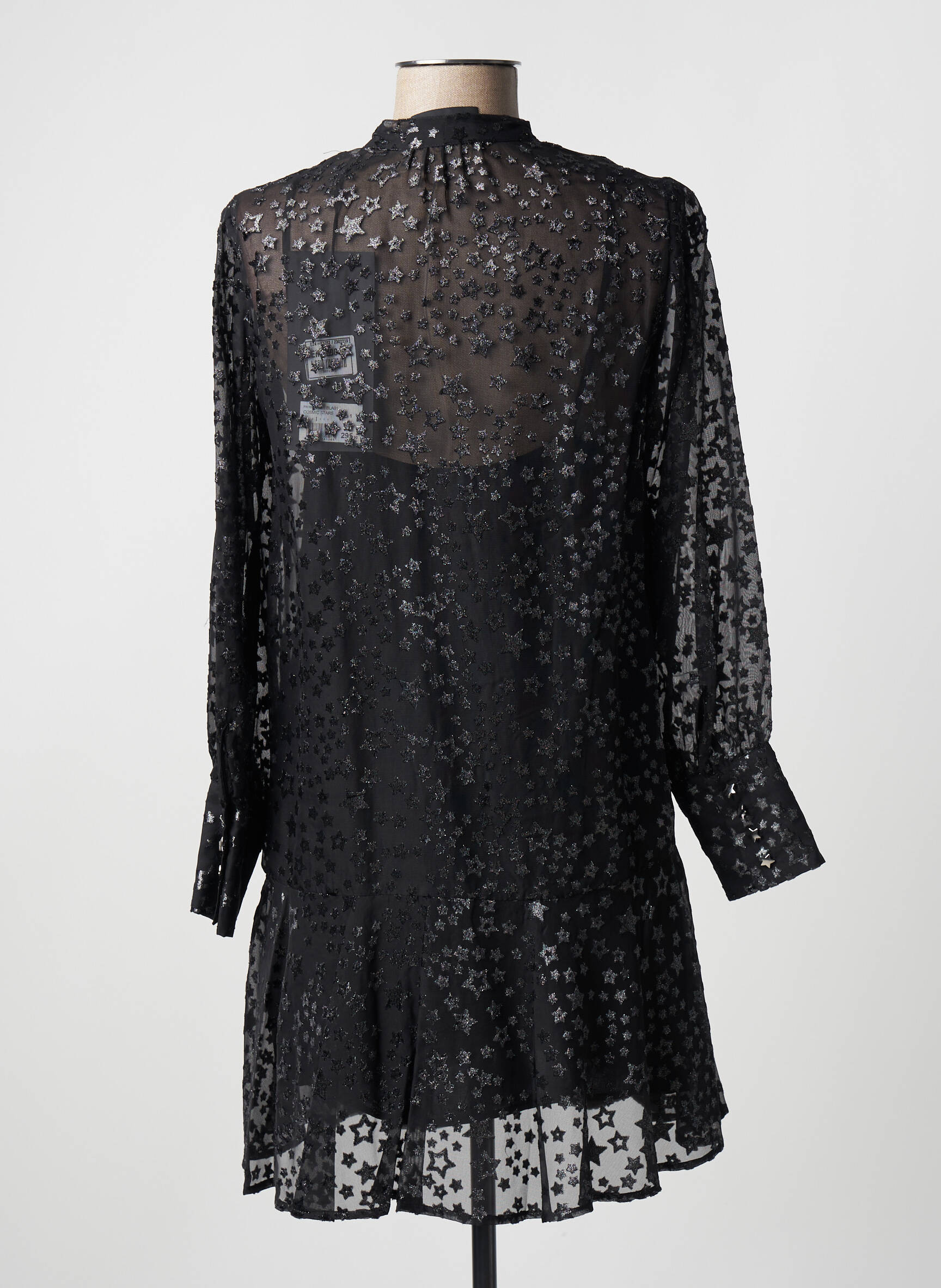 Trumpa suknelė juodas THE KOOPLES moteris