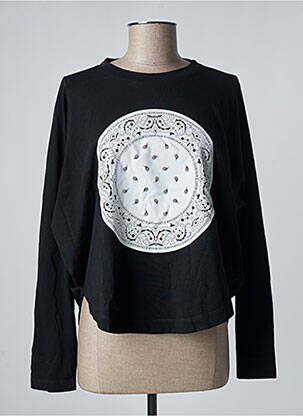 T-marškinys juodas MAISON MARTIN MARGIELA moteris