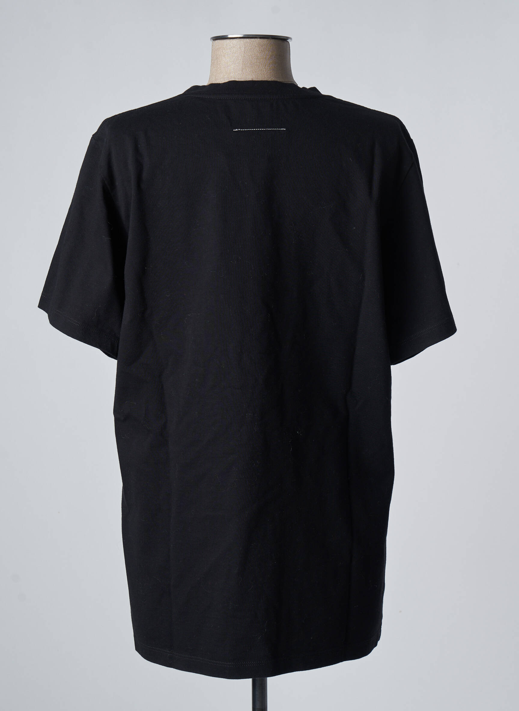 T-marškinys juodas MAISON MARTIN MARGIELA moteris