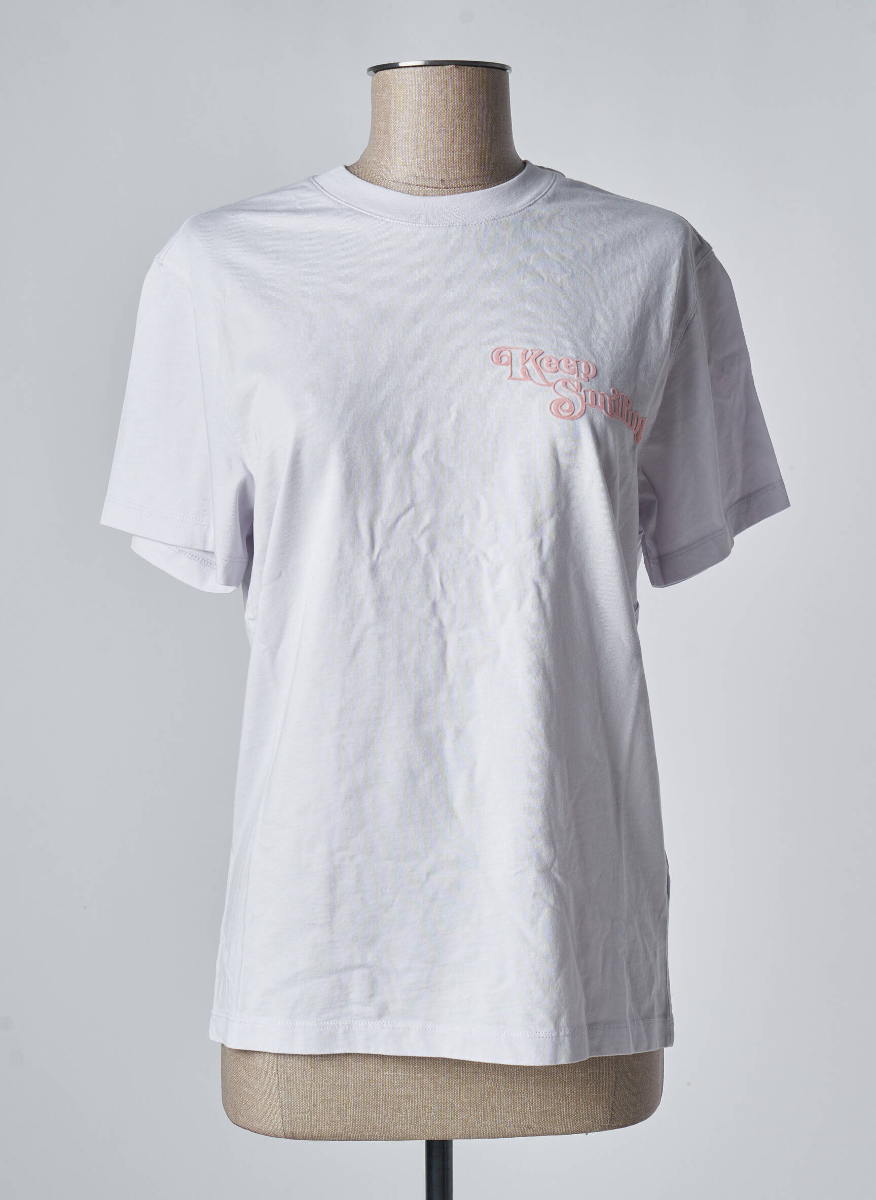 T-marškinys baltas MAISON LABICHE moteris