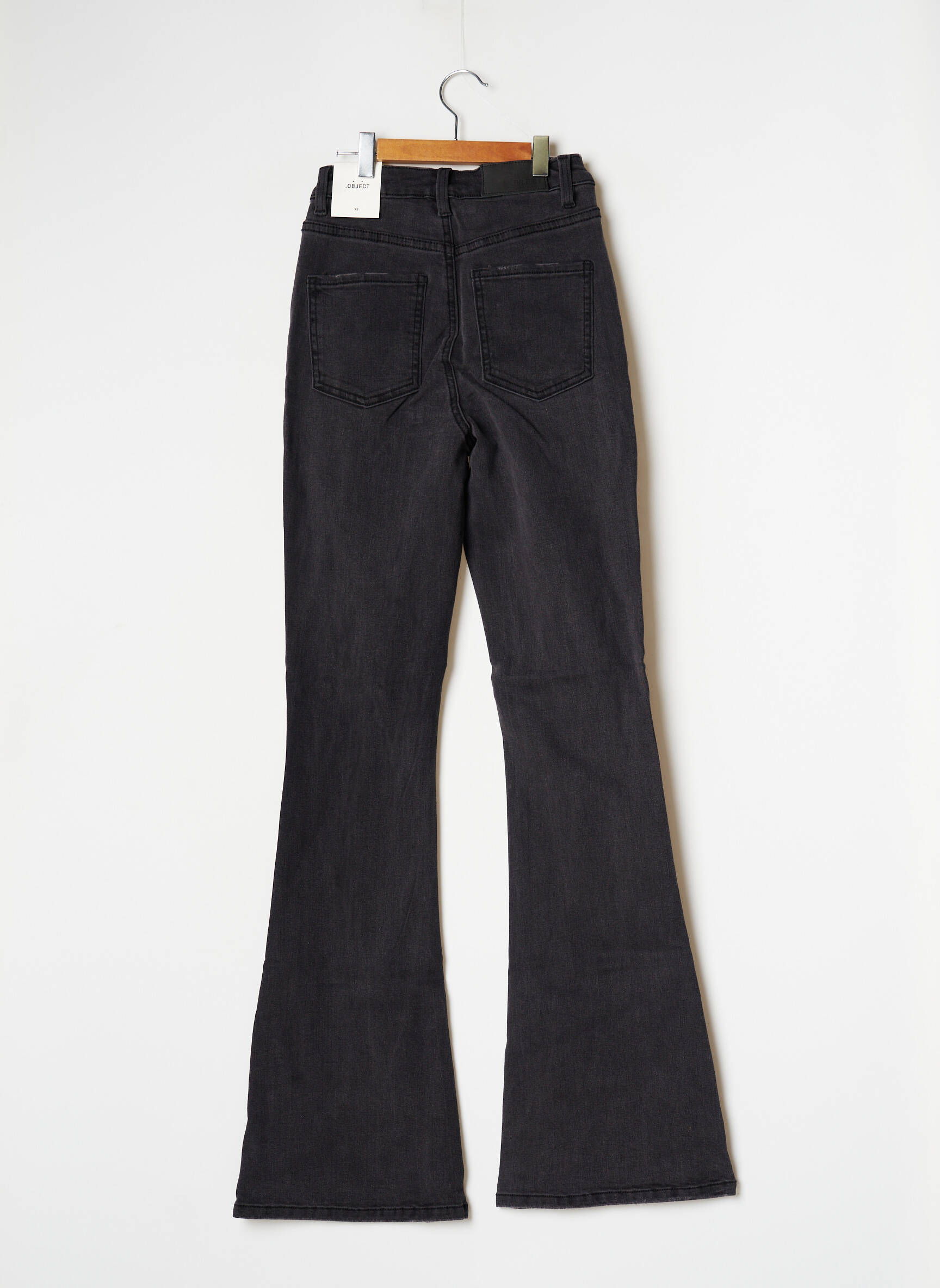 Bootcut džinsai juodas OBJECT moteris
