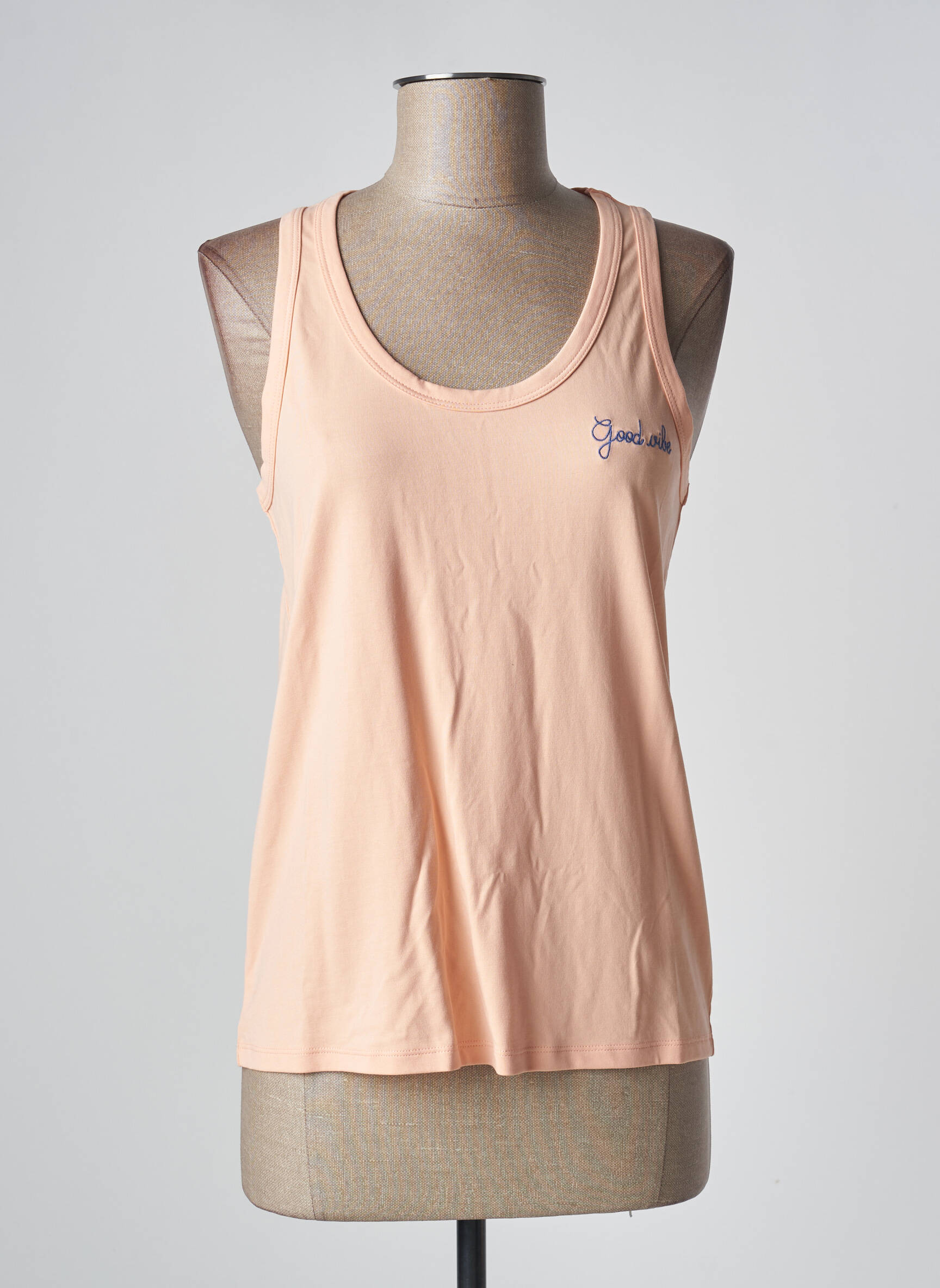 Marškiniai be rankovių oranžinė MAISON LABICHE moteris