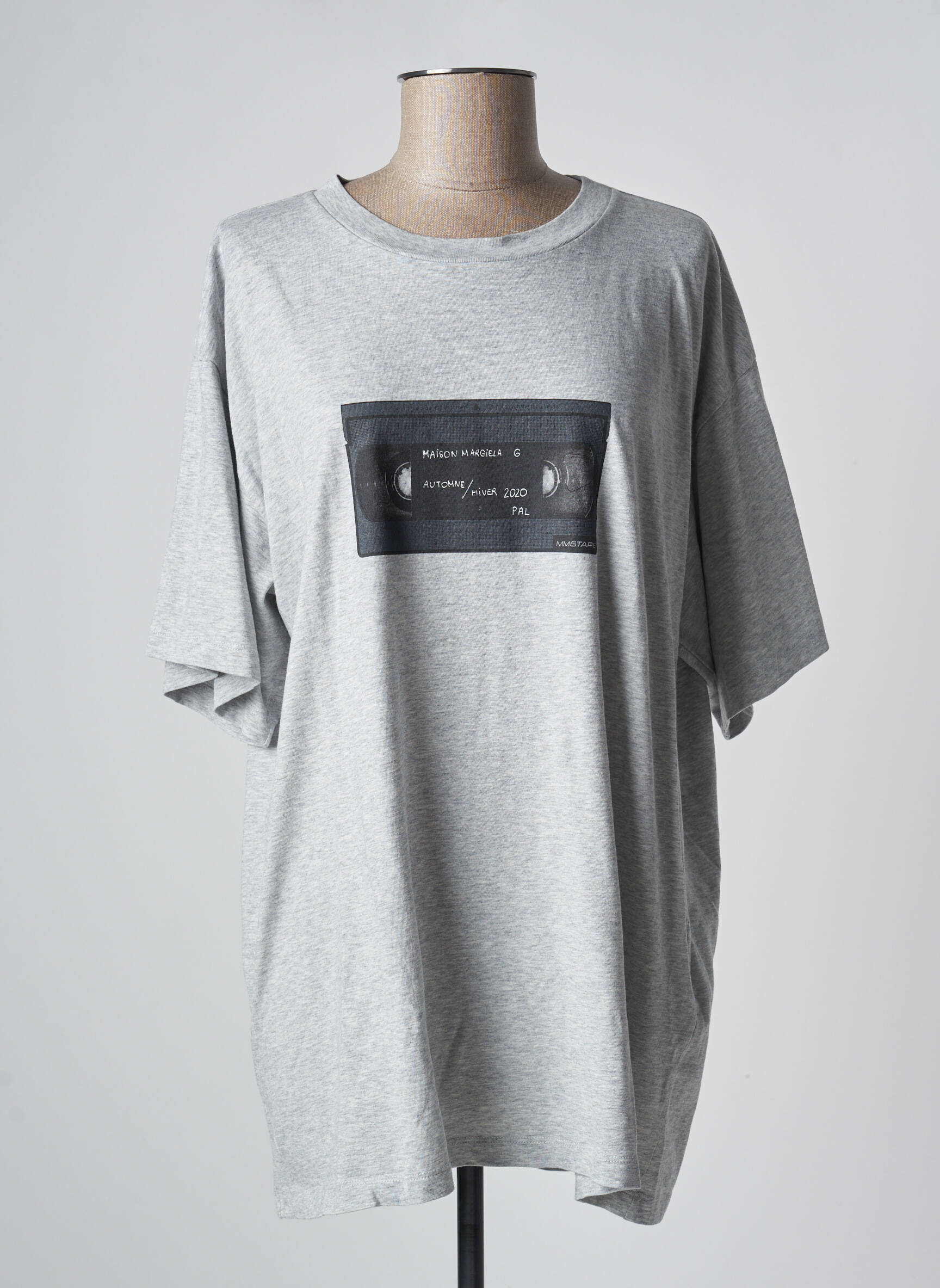 T-marškinys pilka MAISON MARTIN MARGIELA moteris