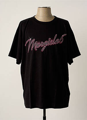T-marškinys juodas MAISON MARTIN MARGIELA moteris