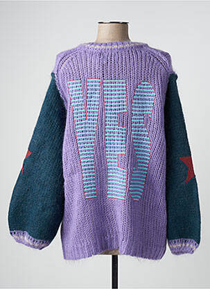 Megztinis violetinis SACK'S moteris