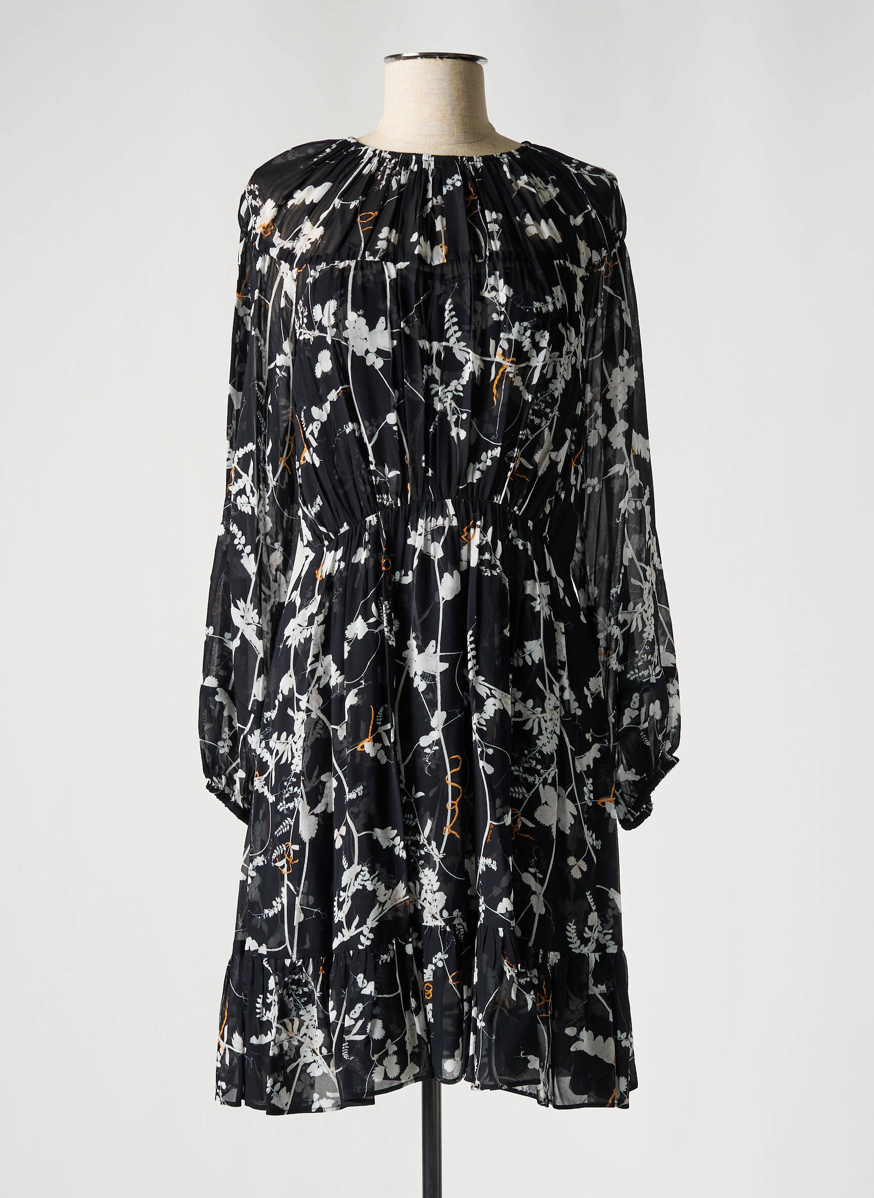 Trumpa suknelė juodas THE KOOPLES moteris