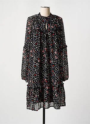 Pusilgių suknelė juodas VERO MODA moteris