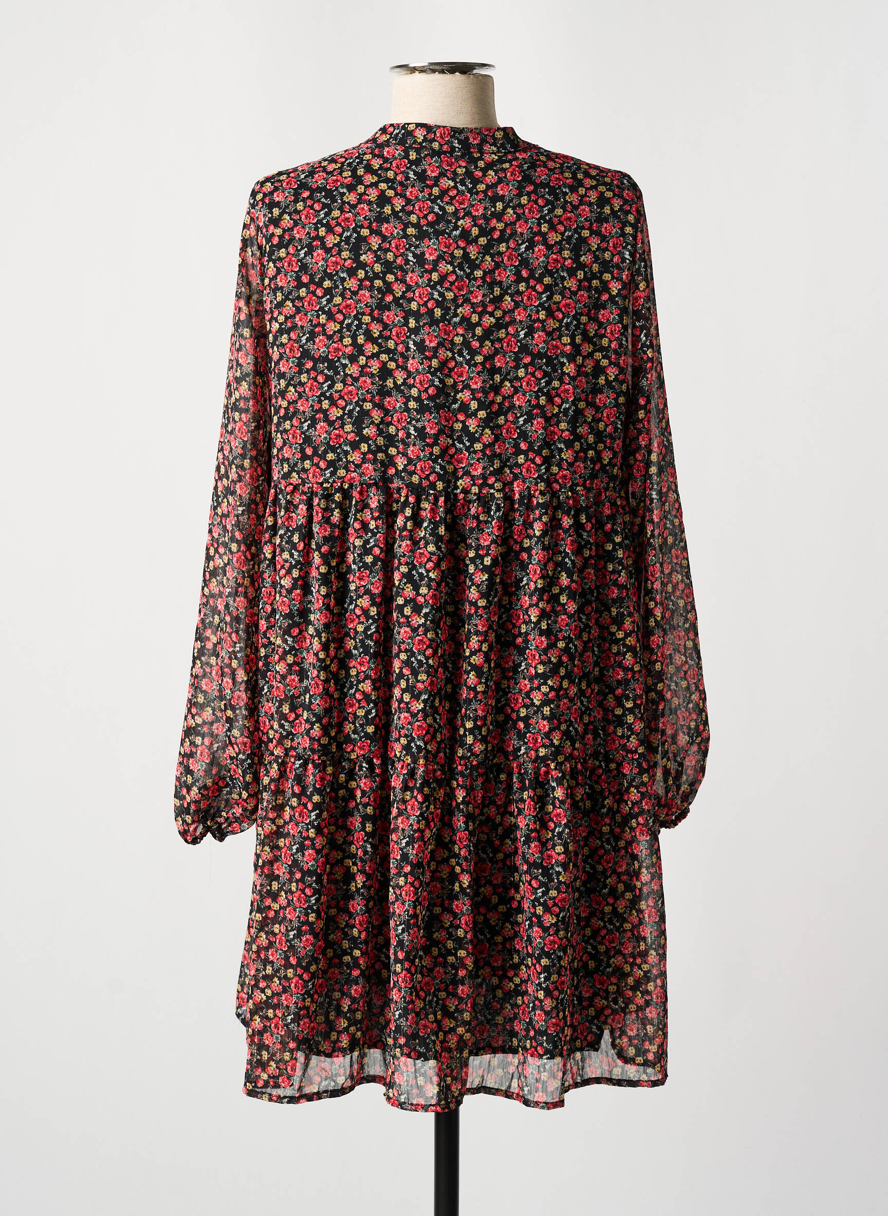 Pusilgių suknelė rožinė VERO MODA moteris