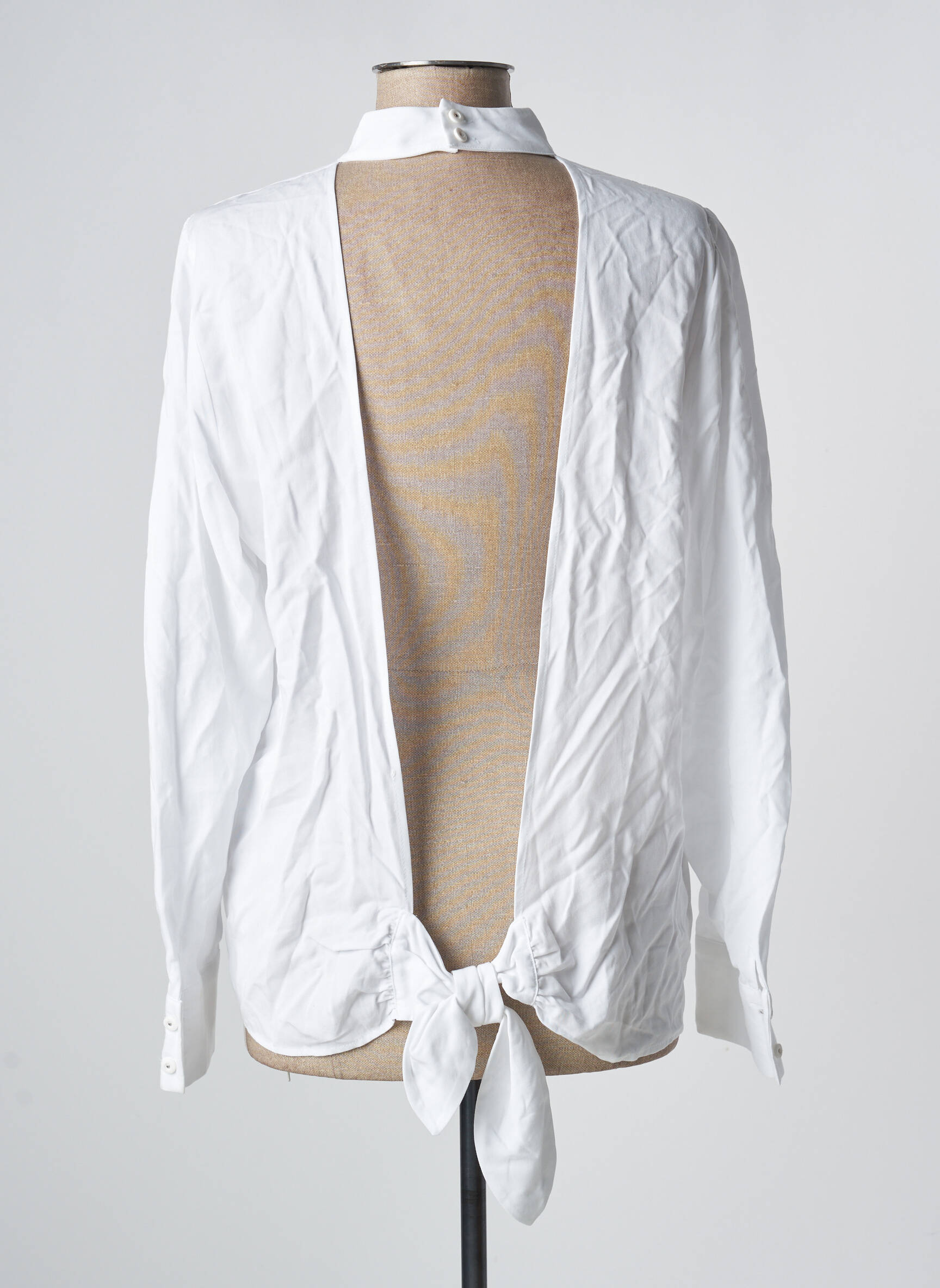 Bluzonai baltas DEUX. BY ELINE DE MUNCK moteris