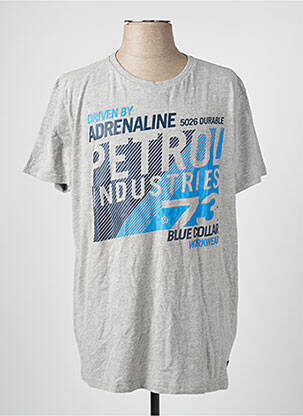 T-marškinys pilka PETROL INDUSTRIES vyras