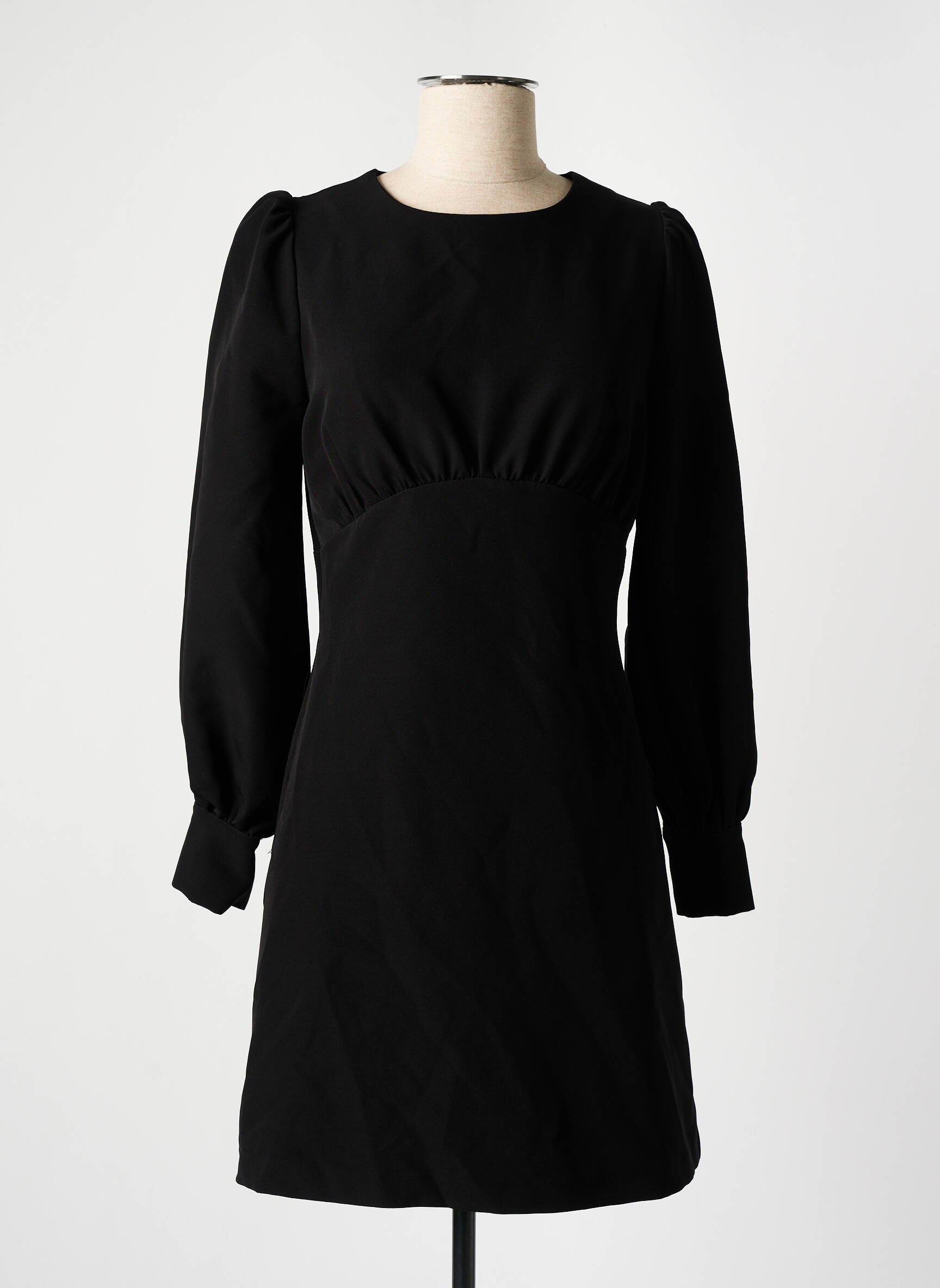Pusilgių suknelė juodas ASTRID BLACK LABEL moteris