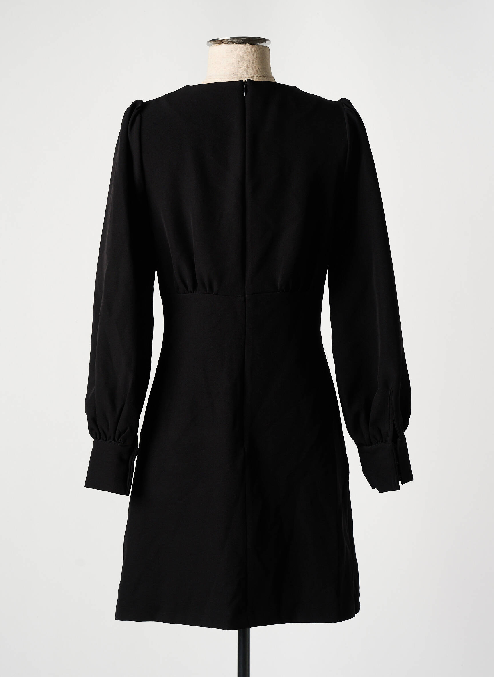 Pusilgių suknelė juodas ASTRID BLACK LABEL moteris