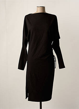 Pusilgių suknelė juodas ASTRID BLACK LABEL moteris