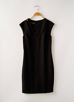 Pusilgių suknelė juodas ASTRID BLACK LABEL moteris
