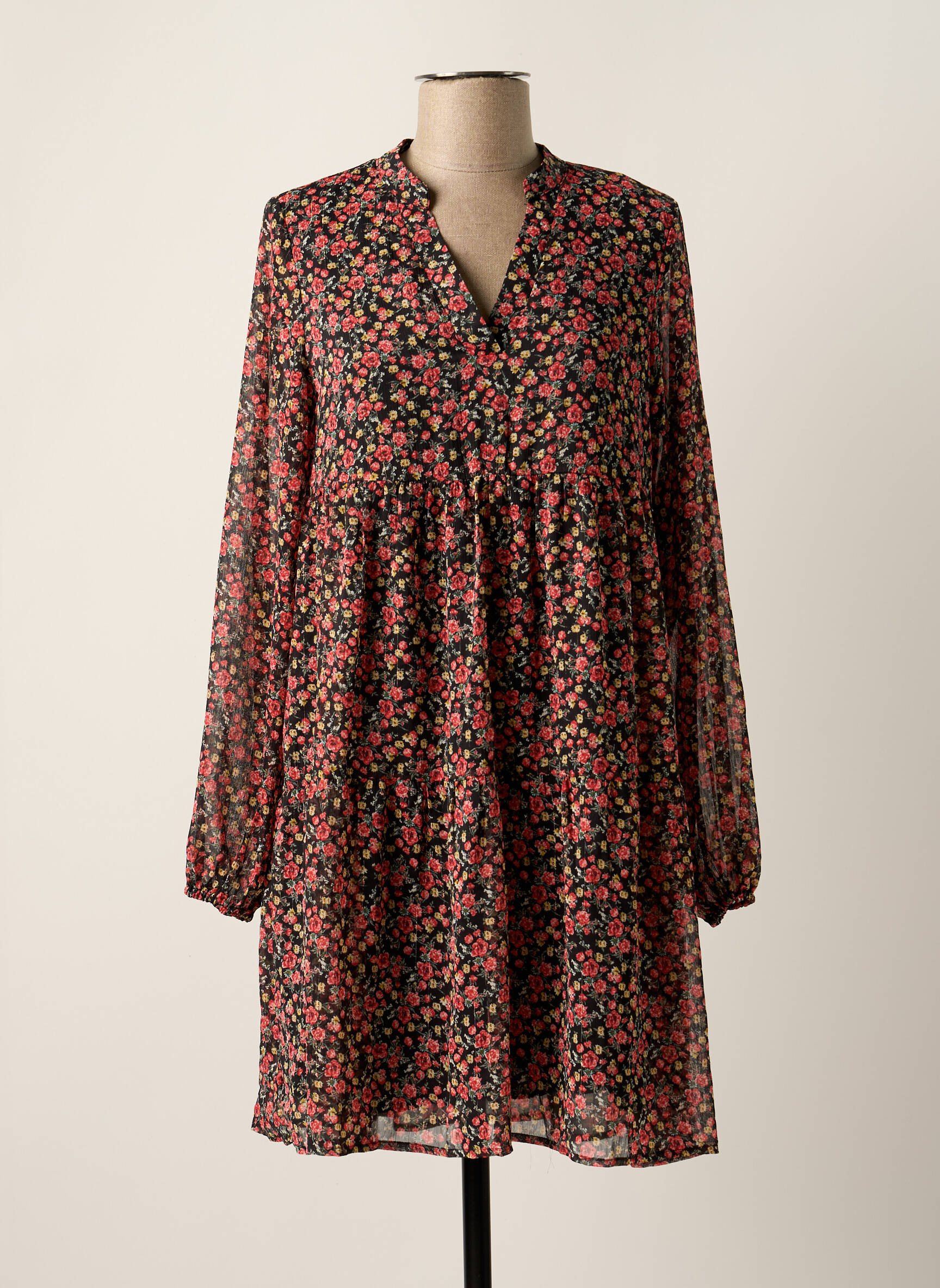 Pusilgių suknelė rožinė VERO MODA moteris