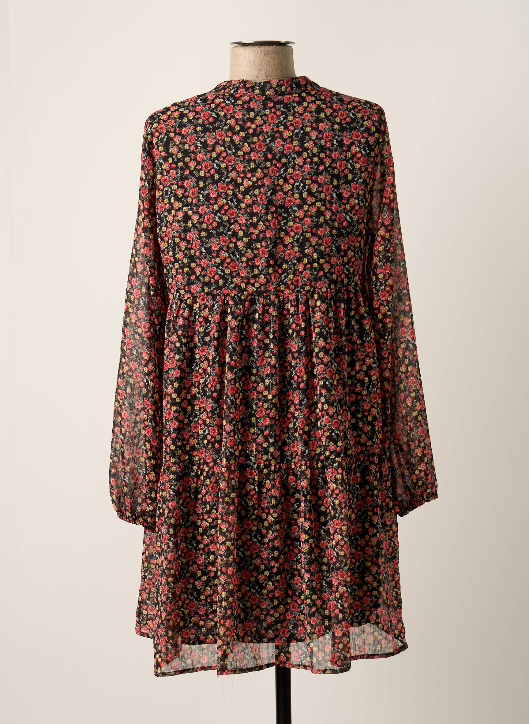 Pusilgių suknelė rožinė VERO MODA moteris