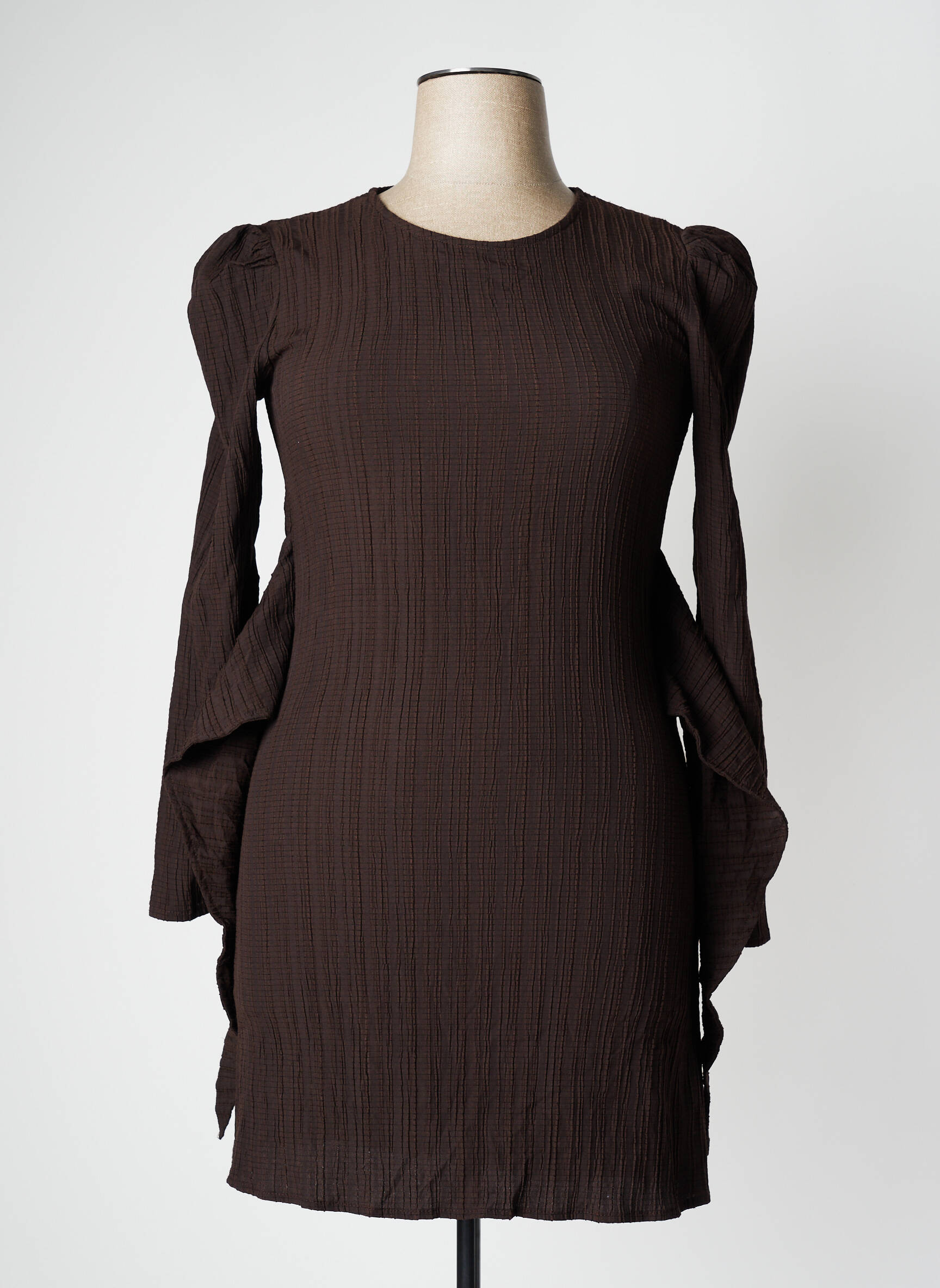 Pusilgių suknelė rudas ASTRID BLACK LABEL moteris
