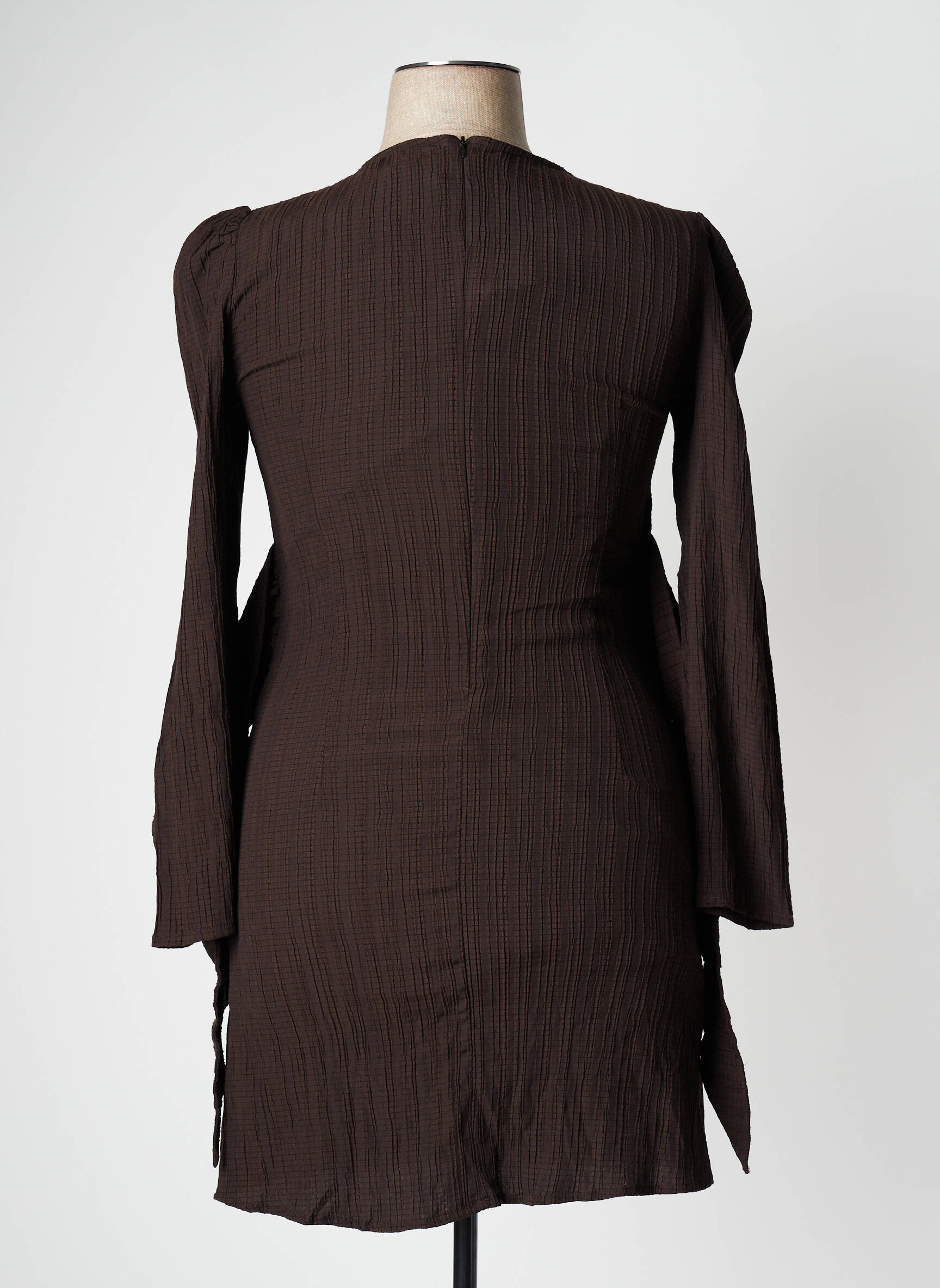 Pusilgių suknelė rudas ASTRID BLACK LABEL moteris